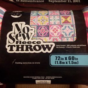 No-Sew Fleece Throw Blankets - 2 Pack